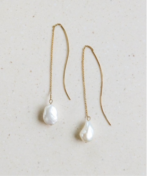 ISS（イズ）の「ISS:バロックパールアメリカンピアス（ピアス（両耳用）・レディース・ゴールド・FREE）」の3枚目の写真