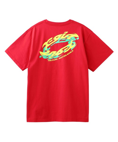 X-girl（エックスガール）の「SPIN LOGO S/S TEE（Tシャツ/カットソー・レディース・ブラック/ブルー/ホワイト/レッド・M/S/XL/L）」の19枚目の写真