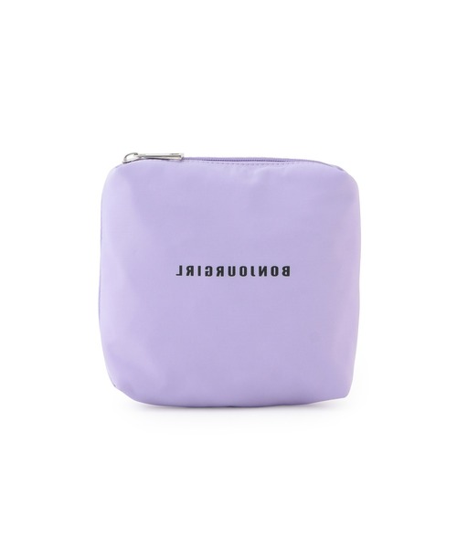 Bonjour Girl（ボンジュールガール）の「【Bonjour Girl/ボンジュールガール】】メッシュ×ナイロンミニバッグ（ハンドバッグ・レディース・ブラック/シルバー・FREE）」の7枚目の写真