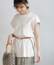 Crisp | フレンチスラブチュニックTシャツ(Tシャツ/カットソー)