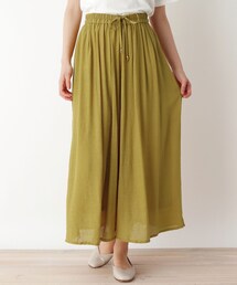 pink adobe | ◆【S-3L】レーヨン混スラブスカーチョ(その他パンツ)