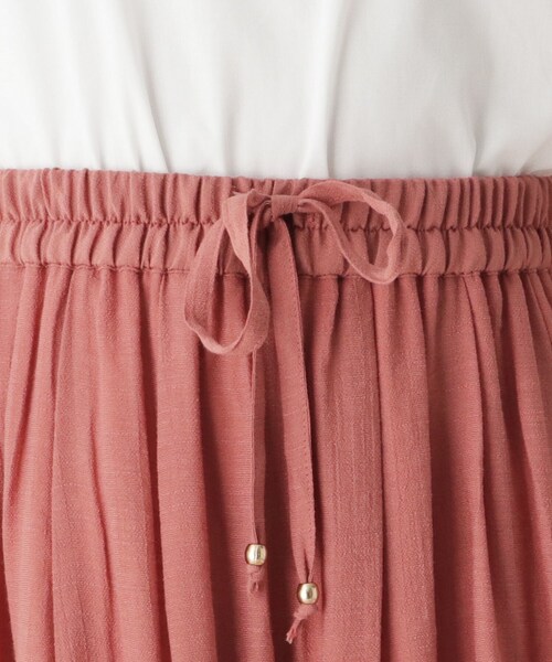 pink adobe（ピンクアドベ）の「◆【S-3L】レーヨン混スラブスカーチョ（その他パンツ・レディース・ブラック/イエロー/オレンジ/グリーン/ライトベージュ・44/40/38/36/42）」の14枚目の写真