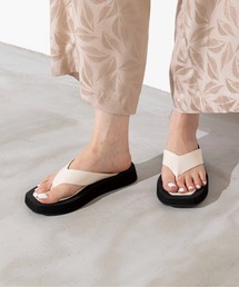 EVOL | バイカラートングサンダル(サンダル)