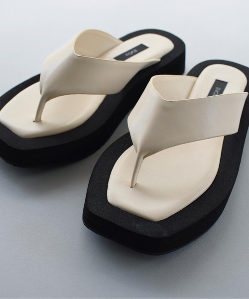 EVOL(イーボル)の「バイカラートングサンダル(サンダル・レディース・ブラック/ブラウン・S/M/L)」の9枚目の写真