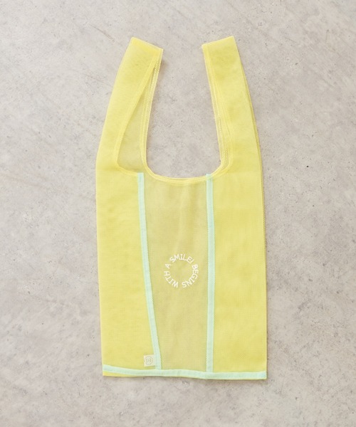 PUAL CE CIN(ピュアルセシン)の「【odds】ロゴ刺繍メッシュBAG(ショルダーバッグ・レディース・ホワイト/パープル/イエロー・FREE)」の7枚目の写真