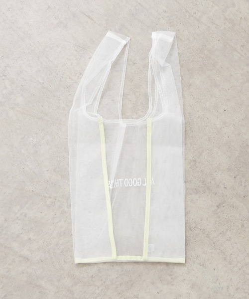 PUAL CE CIN(ピュアルセシン)の「【odds】ロゴ刺繍メッシュBAG(ショルダーバッグ・レディース・ホワイト/パープル/イエロー・FREE)」の9枚目の写真