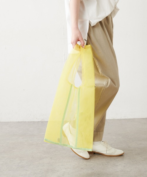 PUAL CE CIN(ピュアルセシン)の「【odds】ロゴ刺繍メッシュBAG(ショルダーバッグ・レディース・ホワイト/パープル/イエロー・FREE)」の6枚目の写真