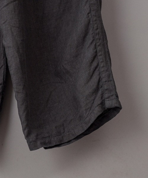 SAKULA（サクラ）の「【SAKULA/サクラ】LINEN BALL PANTS/リネンイージーワイドボールパンツ（その他パンツ・メンズ・チャコールグレー/グレー/ブラック・2/1）」の7枚目の写真