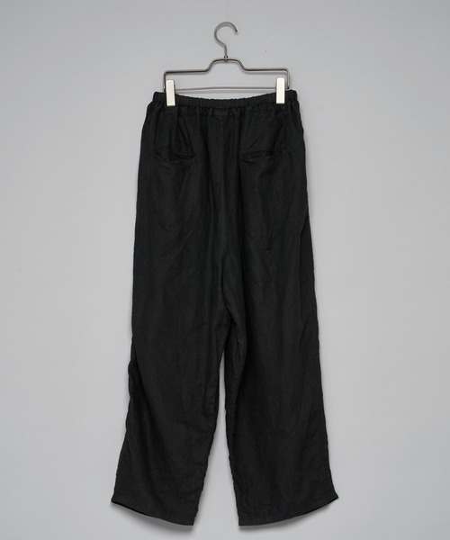 SAKULA（サクラ）の「【SAKULA/サクラ】LINEN BALL PANTS/リネンイージーワイドボールパンツ（その他パンツ・メンズ・チャコールグレー/グレー/ブラック・2/1）」の21枚目の写真