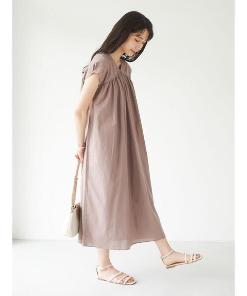 Sugar spoon（シュガースプーン）の「・SUGAR SPOON レースキリカエフレンチワンピース＊（ワンピース・レディース・ブラック/オフホワイト/ミント/モカ・FREE）」の5枚目の写真