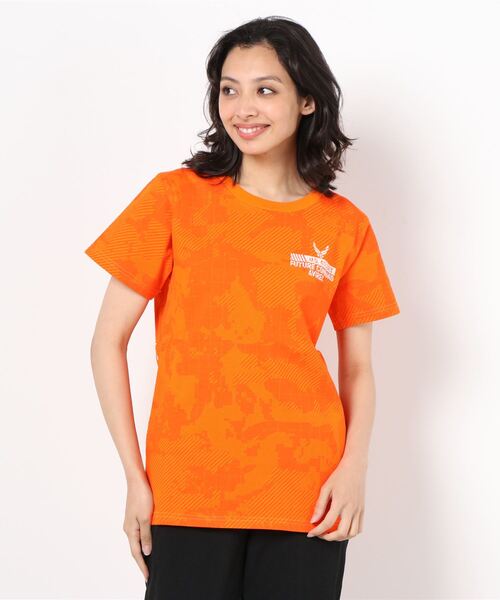 AVIREX（アヴィレックス）の「AVIREX/ アヴィレックス　刺繍Tシャツ フューチャーコマンド/S/S EMB TEE 'FUTURE COMMAND'（Tシャツ/カットソー・レディース・ネイビー/オフホワイト/Orange/ブラウン系その他2・FREE）」の6枚目の写真