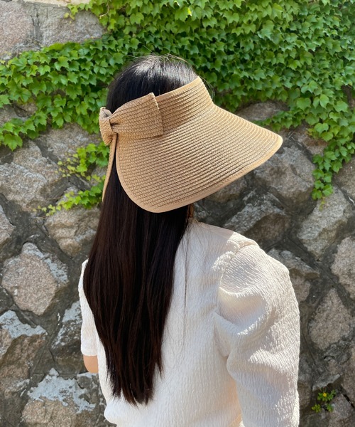 CEMONEMO（セモネモ）の「【韓国トレンド】 バイザー風 ペーパーハット（ハット・レディース・その他1/その他2/その他3/その他4/その他5/その他6・FREE）」の14枚目の写真