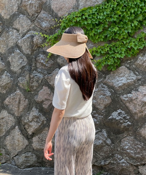 CEMONEMO（セモネモ）の「【韓国トレンド】 バイザー風 ペーパーハット（ハット・レディース・その他1/その他2/その他3/その他4/その他5/その他6・FREE）」の16枚目の写真