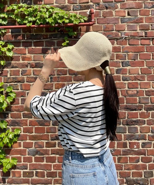 CEMONEMO（セモネモ）の「【韓国トレンド】 バイザー風 ペーパーハット（ハット・レディース・その他1/その他2/その他3/その他4/その他5/その他6・FREE）」の18枚目の写真