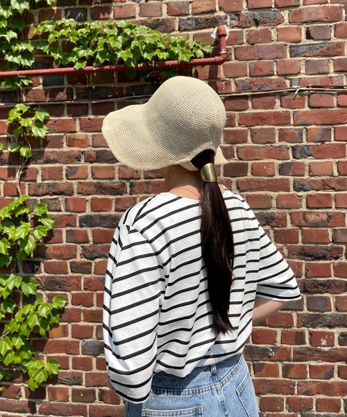 CEMONEMO（セモネモ）の「【韓国トレンド】 バイザー風 ペーパーハット（ハット・レディース・その他1/その他2/その他3/その他4/その他5/その他6・FREE）」の19枚目の写真