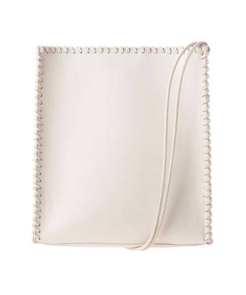 Ungrid（アングリッド）の「フェイクレザースクエアショルダーバッグ（ハンドバッグ・レディース・ブラック/オフホワイト・FREE）」の13枚目の写真