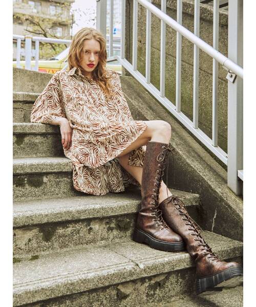 jouetie（ジュエティ）の「スーパーBIGシャツ（シャツ/ブラウス・レディース・ブラック/ピンク/その他1・MEDIUM）」の8枚目の写真