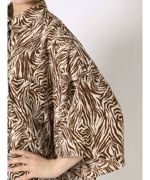 jouetie（ジュエティ）の「スーパーBIGシャツ（シャツ/ブラウス・レディース・ブラック/ピンク/その他1・MEDIUM）」の6枚目の写真