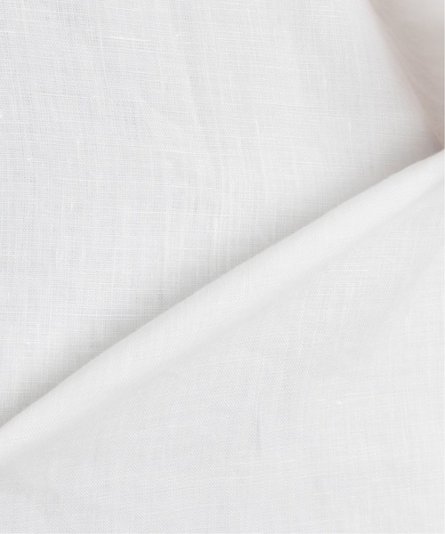 IENA（イエナ）の「リネンノースリーブスキッパーシャツ◆（シャツ/ブラウス・レディース・ホワイト/ブラック/ベージュ/ネイビー・FREE）」の19枚目の写真