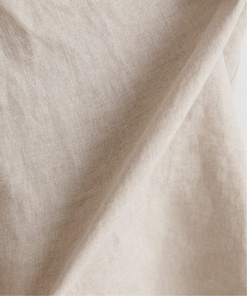 IENA（イエナ）の「リネンノースリーブスキッパーシャツ◆（シャツ/ブラウス・レディース・ホワイト/ブラック/ベージュ/ネイビー・FREE）」の21枚目の写真