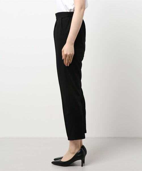 coca（coca）（コカ）の「カットジョーゼットセンターシームテーパードパンツ（その他パンツ・レディース・ブラック/ベージュ/ブラウン/ラベンダー・M/L）」の5枚目の写真