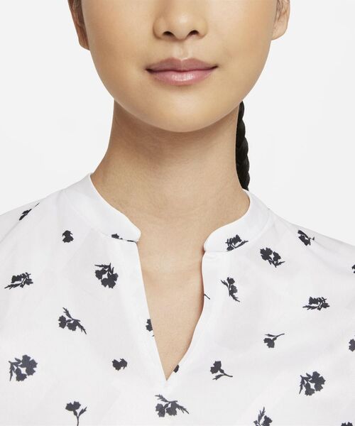 NIKE（ナイキ）の「ナイキ Dri-FIT ビクトリー ウィメンズ ゴルフポロ / NIKE（ポロシャツ・レディース・ホワイト/グリーン系その他2・L/M/2XL/S/XL/XS）」の18枚目の写真