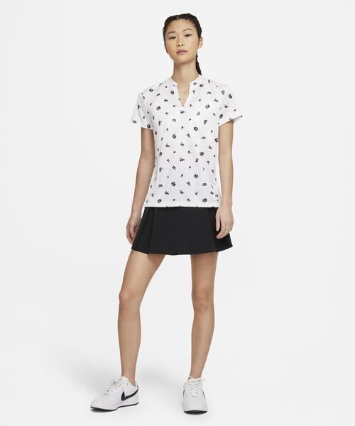 NIKE（ナイキ）の「ナイキ Dri-FIT ビクトリー ウィメンズ ゴルフポロ / NIKE（ポロシャツ・レディース・ホワイト/グリーン系その他2・L/M/2XL/S/XL/XS）」の14枚目の写真