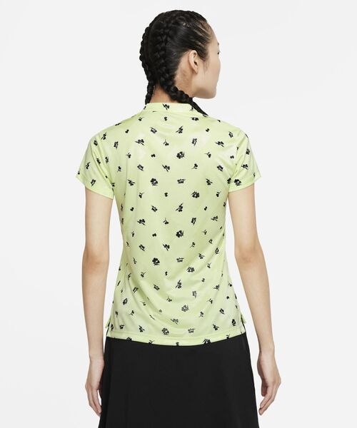 NIKE（ナイキ）の「ナイキ Dri-FIT ビクトリー ウィメンズ ゴルフポロ / NIKE（ポロシャツ・レディース・ホワイト/グリーン系その他2・L/M/2XL/S/XL/XS）」の4枚目の写真