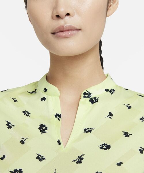 NIKE（ナイキ）の「ナイキ Dri-FIT ビクトリー ウィメンズ ゴルフポロ / NIKE（ポロシャツ・レディース・ホワイト/グリーン系その他2・L/M/2XL/S/XL/XS）」の6枚目の写真