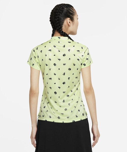 NIKE（ナイキ）の「ナイキ Dri-FIT ビクトリー ウィメンズ ゴルフポロ / NIKE（ポロシャツ・レディース・ホワイト/グリーン系その他2・L/M/2XL/S/XL/XS）」の3枚目の写真