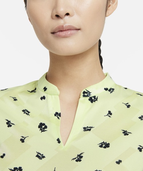 NIKE（ナイキ）の「ナイキ Dri-FIT ビクトリー ウィメンズ ゴルフポロ / NIKE（ポロシャツ・レディース・ホワイト/グリーン系その他2・L/M/2XL/S/XL/XS）」の5枚目の写真