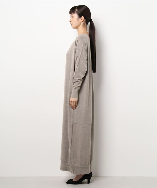 DONOBAN（ドノバン）の「2WAY深VニットOP（ワンピース・レディース・ブラック/ブラウン系その他・SHORT/LONG）」の21枚目の写真