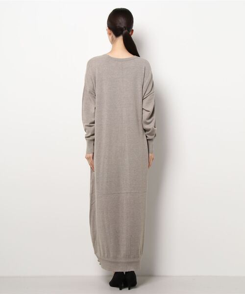 DONOBAN（ドノバン）の「2WAY深VニットOP（ワンピース・レディース・ブラック/ブラウン系その他・SHORT/LONG）」の12枚目の写真