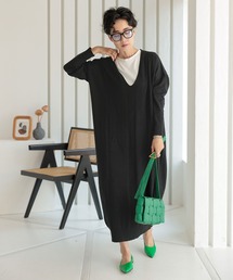 DONOBAN | 2WAY深VニットOP(ワンピース)