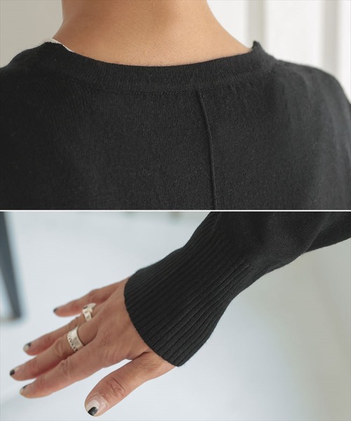 DONOBAN（ドノバン）の「2WAY深VニットOP（ワンピース・レディース・ブラック/ブラウン系その他・SHORT/LONG）」の20枚目の写真