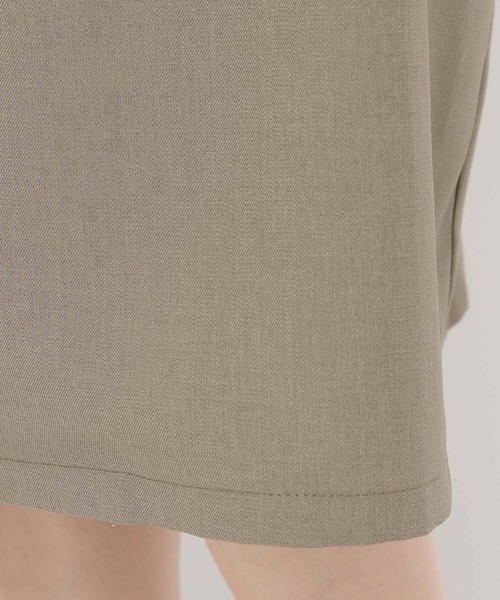 mysty woman(ミスティウーマン)の「バックレースアップロングジレ 218375(ノーカラージャケット・レディース・ダークブラウン/カーキ/オレンジ/ライトブラウン/グリーン系その他/ブラック・FREE)」の21枚目の写真