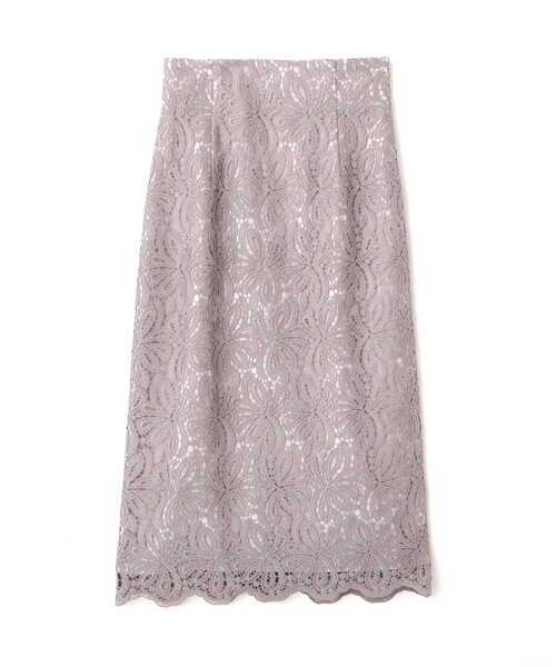 PROPORTION BODY DRESSING（プロポーションボディドレッシング）の「ハイウエストレースタイトスカート / 1211220802（スカート・レディース・グレー/ピンク/ブルー系その他・SMALL/MEDIUM）」の4枚目の写真