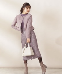 PROPORTION BODY DRESSING | ハイウエストレースタイトスカート / 1211220802(スカート)