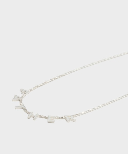 LETTERING NECKLACE 2