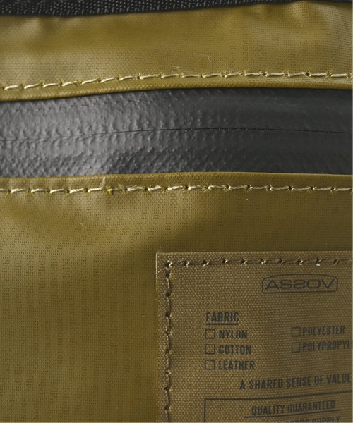 AS2OV(アッソブ)の「【AS2OV/アッソブ】PORTABLE LARGE ECO BAG(ショルダーバッグ・メンズ・ブラック/カーキ・FREE)」の17枚目の写真