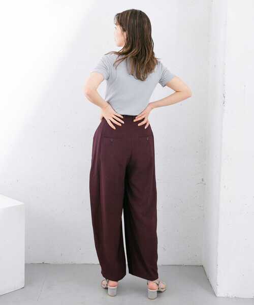 KBF（ケイビーエフ）の「コンパクトベーシックTシャツ（Tシャツ/カットソー・レディース・アイボリー/ブルー/オレンジ/ダークブラウン・ONE）」の21枚目の写真