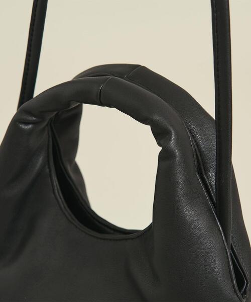 BEAUTY&YOUTH UNITED ARROWS(ビューティーアンドユースユナイテッドアローズ)の「BY プクトライアングルショルダーバッグ -2WAY- ∴ ◆(ショルダーバッグ・レディース・ブラック/マスタード/ケリー・FREE)」の13枚目の写真