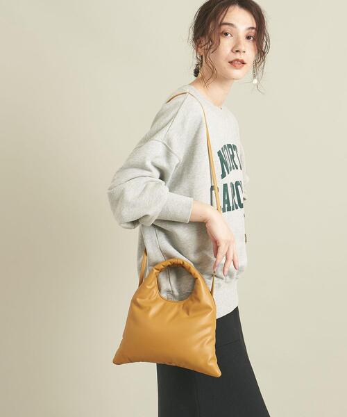 BEAUTY&YOUTH UNITED ARROWS(ビューティーアンドユースユナイテッドアローズ)の「BY プクトライアングルショルダーバッグ -2WAY- ∴ ◆(ショルダーバッグ・レディース・ブラック/マスタード/ケリー・FREE)」の14枚目の写真