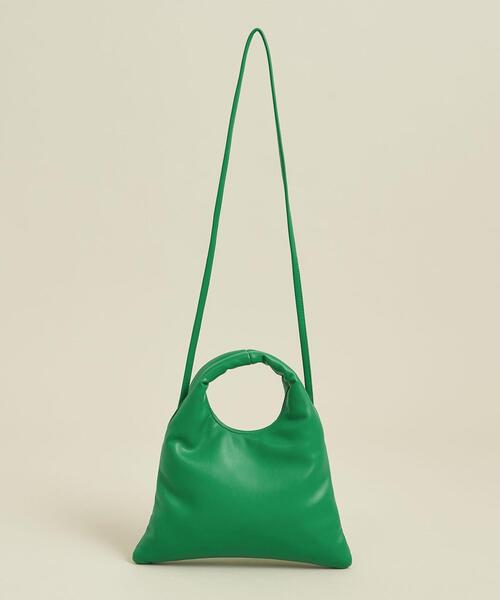 BEAUTY&YOUTH UNITED ARROWS(ビューティーアンドユースユナイテッドアローズ)の「BY プクトライアングルショルダーバッグ -2WAY- ∴ ◆(ショルダーバッグ・レディース・ブラック/マスタード/ケリー・FREE)」の9枚目の写真