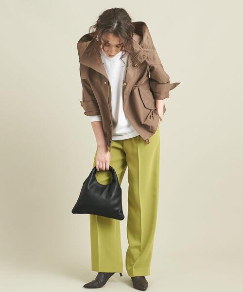 BEAUTY&YOUTH UNITED ARROWS(ビューティーアンドユースユナイテッドアローズ)の「BY プクトライアングルショルダーバッグ -2WAY- ∴ ◆(ショルダーバッグ・レディース・ブラック/マスタード/ケリー・FREE)」の16枚目の写真