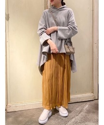 BEARDSLEY | ランダムプリーツ天竺スカート(スカート)