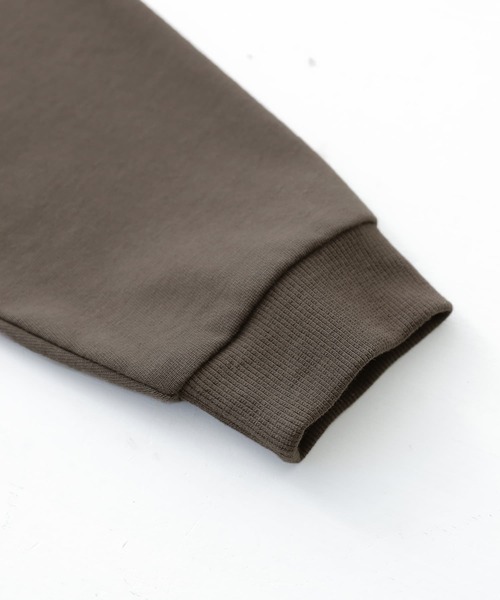 n'OrLABEL（ノアールレーベル）の「『ポケットゆるロンT』（Tシャツ/カットソー・レディース・ブラウン/オフホワイト/カーキ/グレイッシュベージュ/パープル/ブラック/チャコール/グレイッシュブルー/ミント/ラベンダー・FREE）」の17枚目の写真