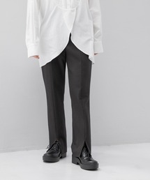 LOWRYS FARM | メランジフロントスリットパンツ　214870(その他パンツ)