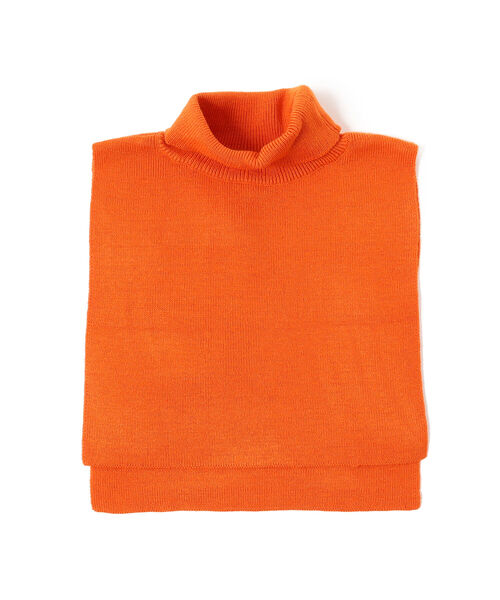 BEAMS BOY(ビームスボーイ)の「BEAMS BOY / リブ タートルネック ウォーマー(ネックウォーマー/スヌード・レディース・オレンジ/オリーブ/グレー・ONE SIZE)」の21枚目の写真