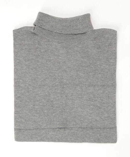 BEAMS BOY(ビームスボーイ)の「BEAMS BOY / リブ タートルネック ウォーマー(ネックウォーマー/スヌード・レディース・オレンジ/オリーブ/グレー・ONE SIZE)」の5枚目の写真